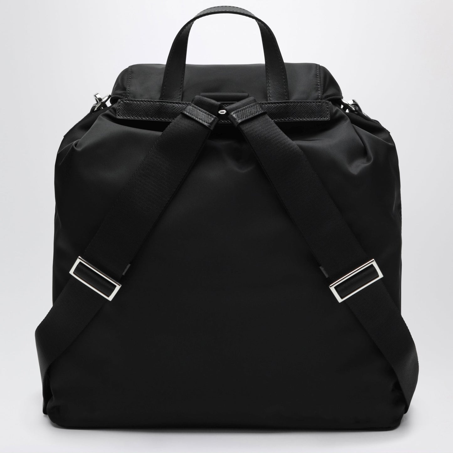 Prada Large Black Re-Nylon Backpack Men PRADA