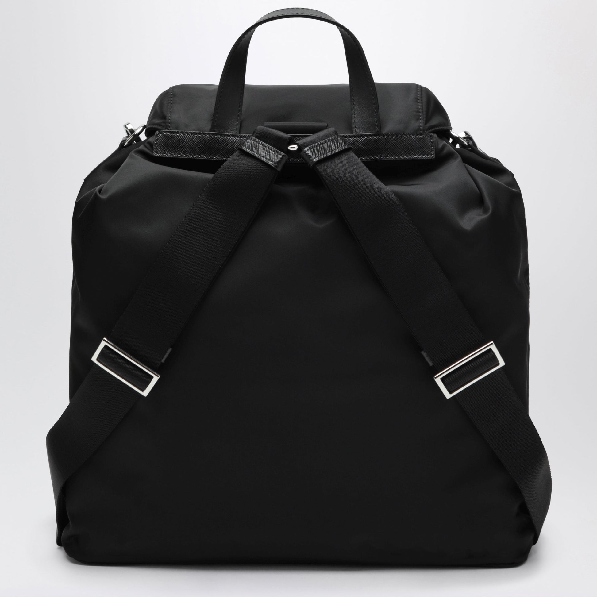 Prada Large Black Re-Nylon Backpack Men PRADA