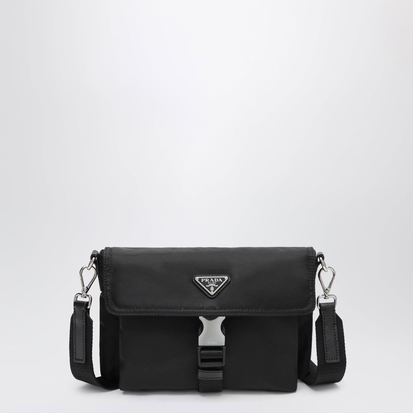 Prada Black Re-Nylon Phone Case Men PRADA