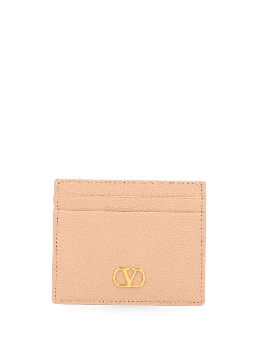 Valentino Garavani Women Vlogo Signature Leather Card Holder VALENTINO GARAVANI
