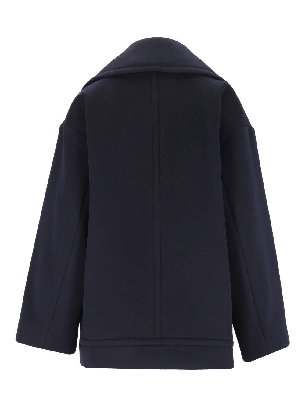 Weekend Max Mara Women Double-Breasted Double Wool Pea Coat WEEKEND MAX MARA