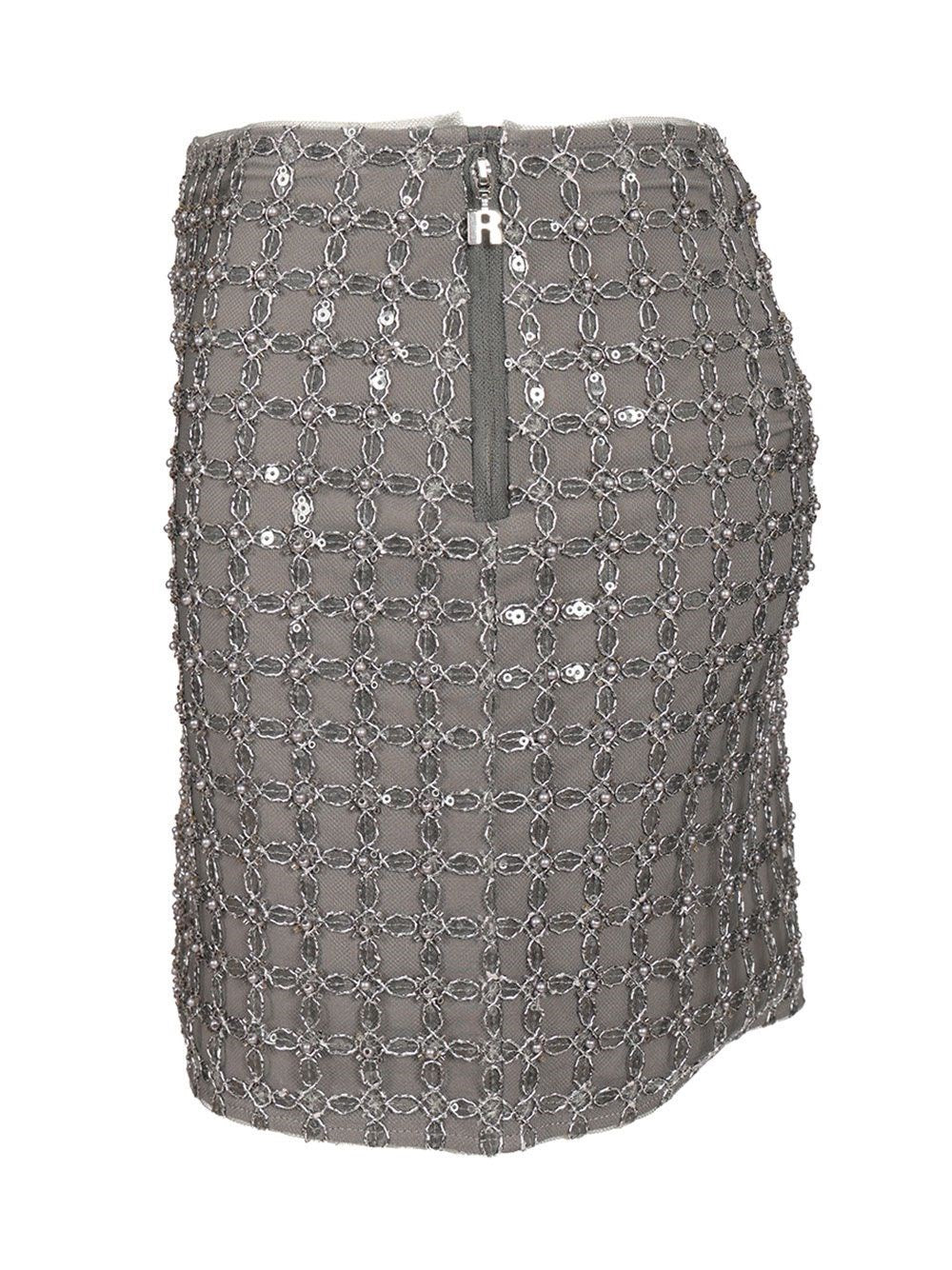 Rotate Women Beaded Mini Skirt ROTATE