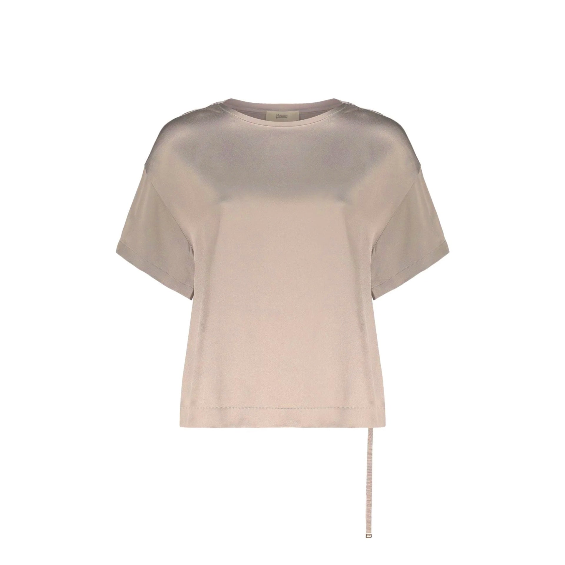 Herno  Asymmetric Short-Sleeve Blouse Women HERNO