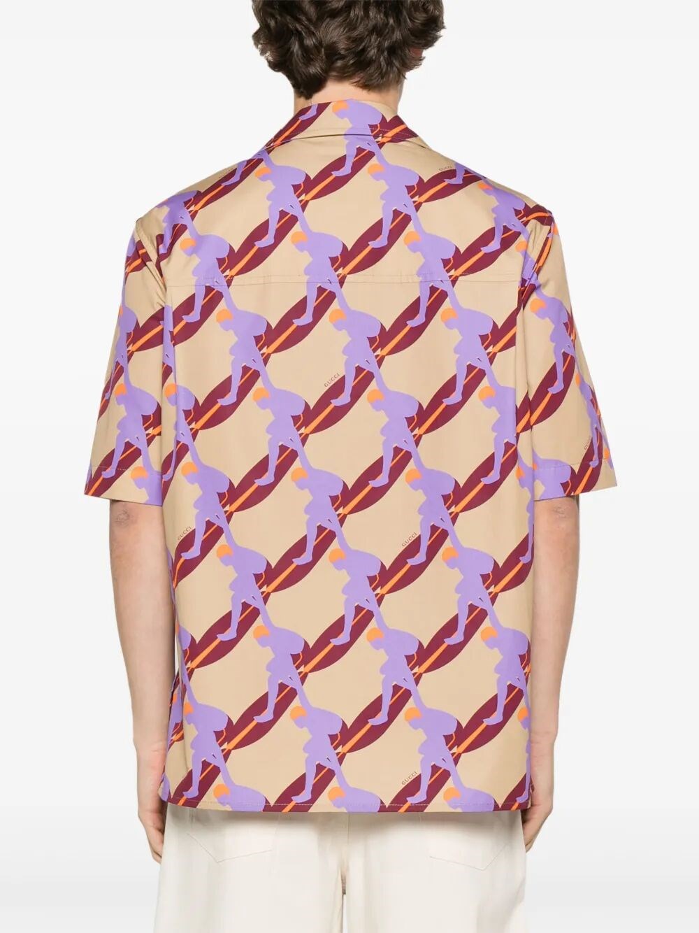 Gucci Men `Twisted Surf On Pop` Print Shirt GUCCI