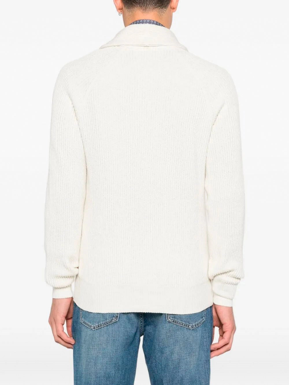 Brunello Cucinelli Men English Rib Knit Cardigan BRUNELLO CUCINELLI
