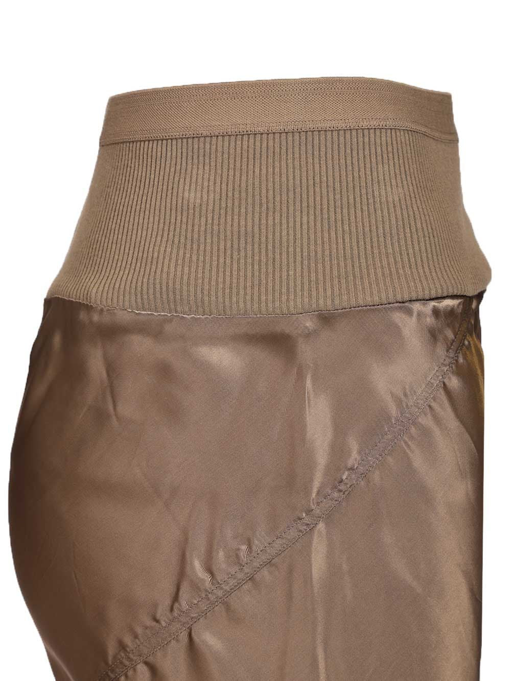 Rick Owens Women Knee Bias Midi Skirt RICK OWENS