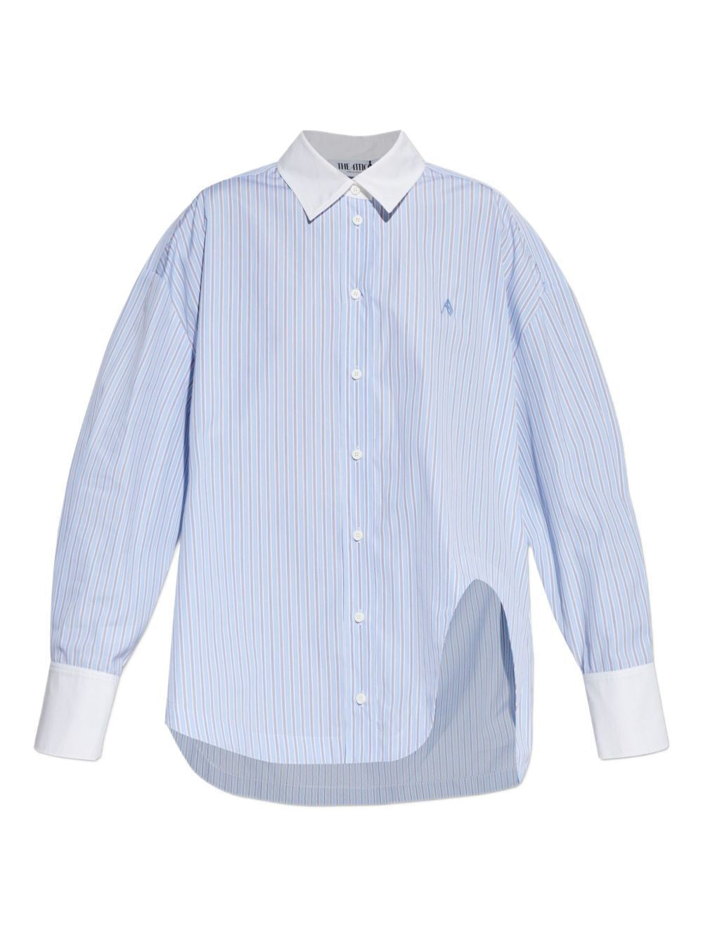 The Attico Women Striped Cotton Shirt THE ATTICO