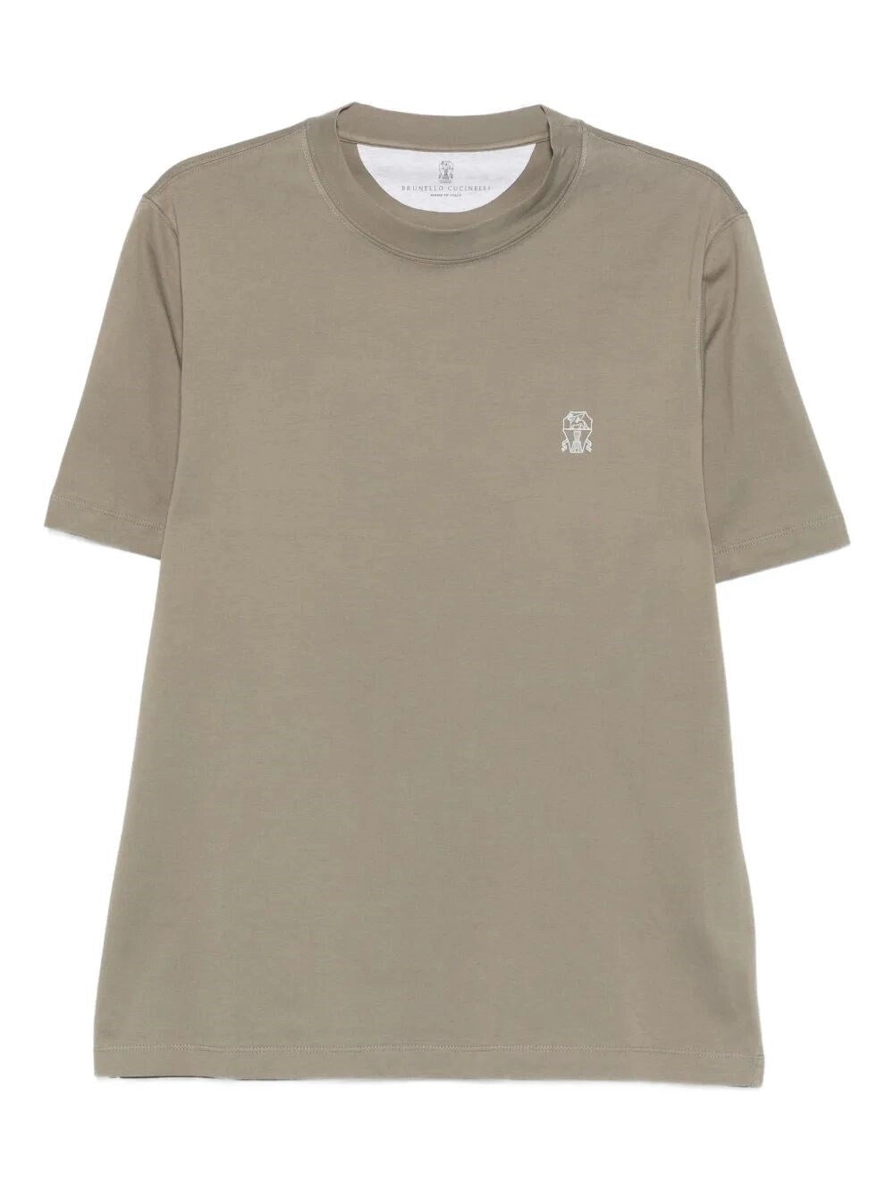 Brunello Cucinelli Men Jersey T-Shirt With Logo BRUNELLO CUCINELLI