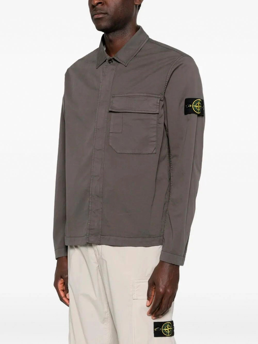 Stone Island Men Garment Dyed Overshirt STONE ISLAND