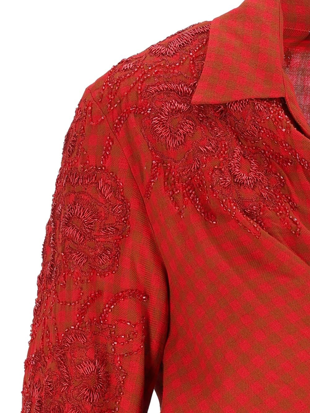 Dries Van Noten Women Wrap Shirt With Embroidery DRIES VAN NOTEN