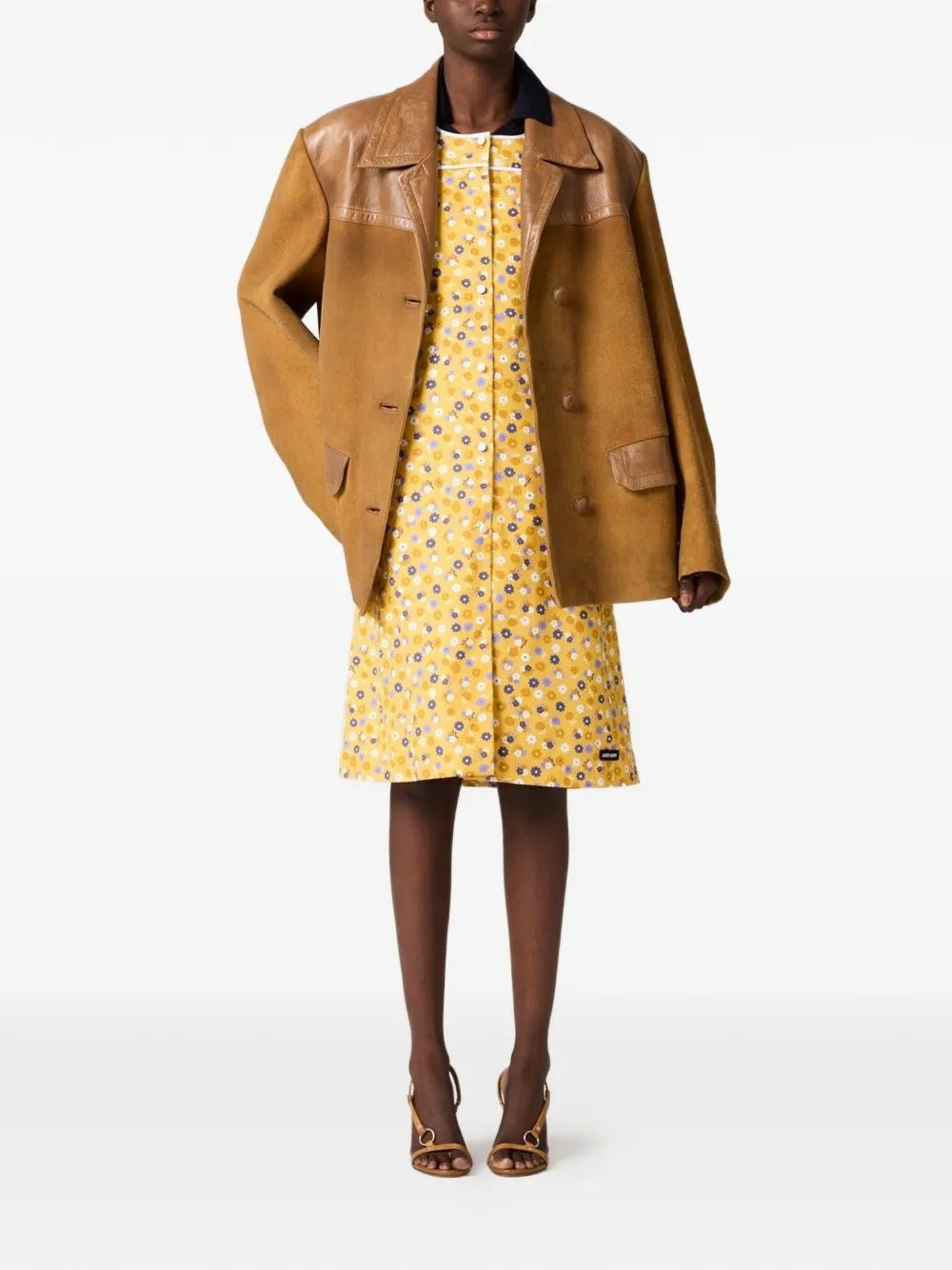 Miu Miu Women Poplin Dress MIU MIU