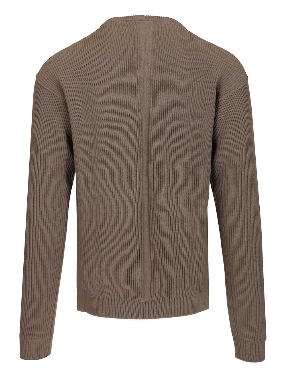 Rick Owens Men Crew Neck Wool Sweater RICK OWENS