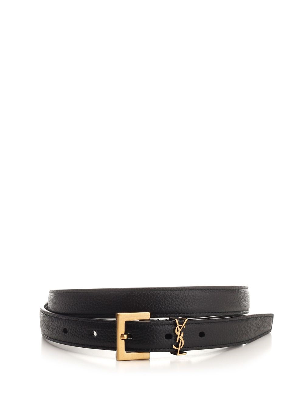 Saint Laurent Men Cassandre Belt SAINT LAURENT