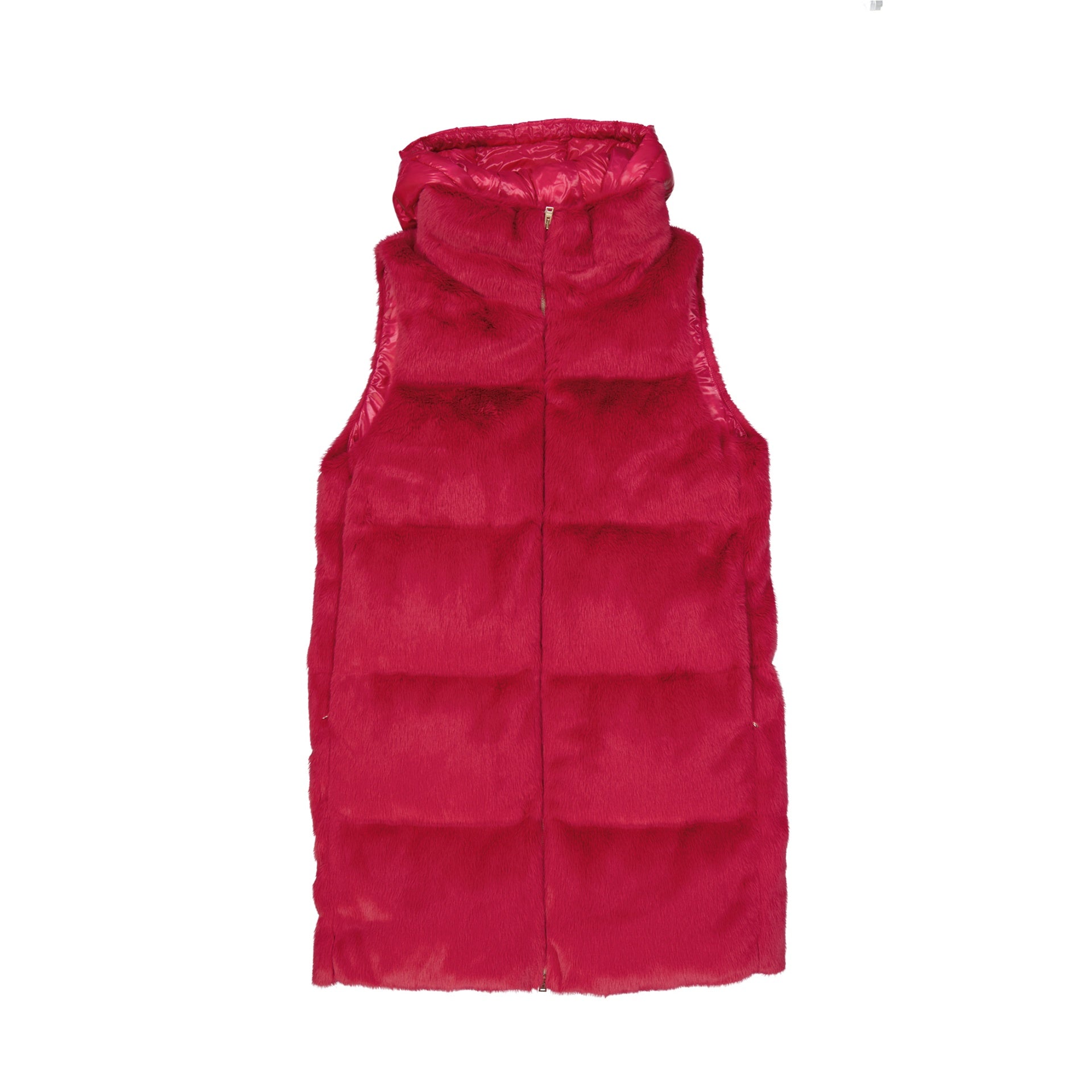 Herno Padded Faux Fur Vest Coat Women HERNO