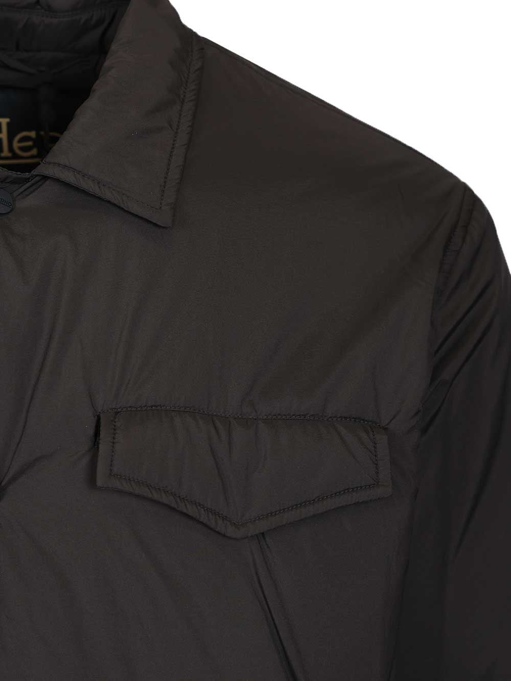 Herno Men Shirt Jacket Ecoage Nylon HERNO