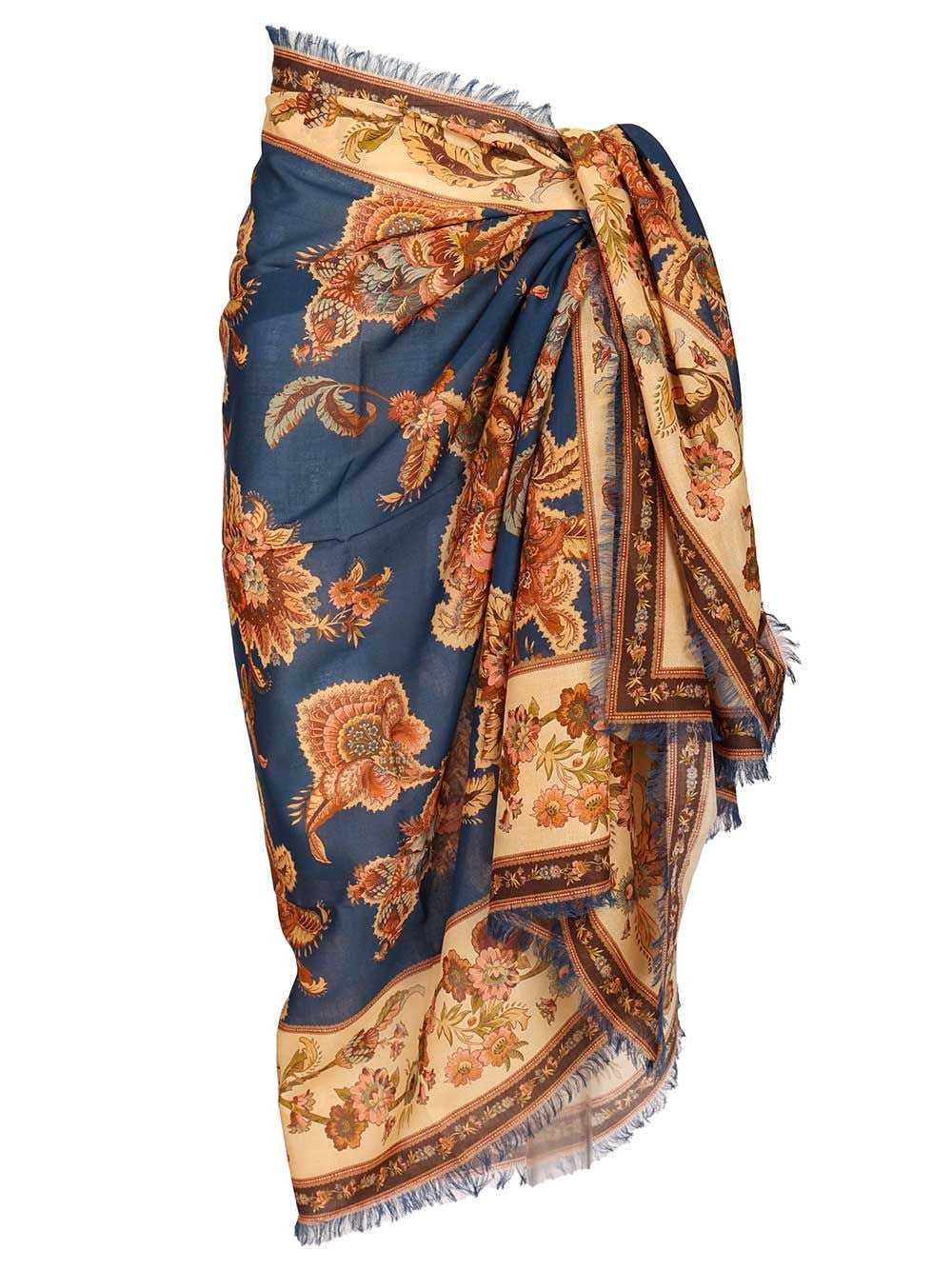 Zimmermann Women Printed Cotton Pareo ZIMMERMANN