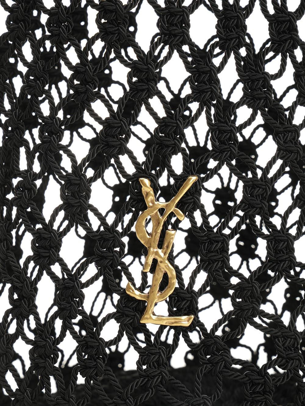 Saint Laurent Women Crochet Hobo Bag SAINT LAURENT