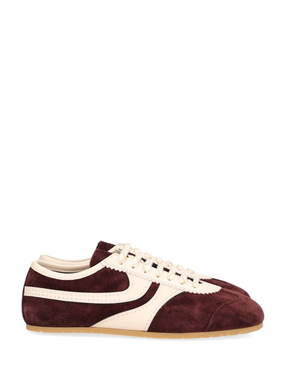 Dries Van Noten Men Suede Sneakers With Leather Trim DRIES VAN NOTEN