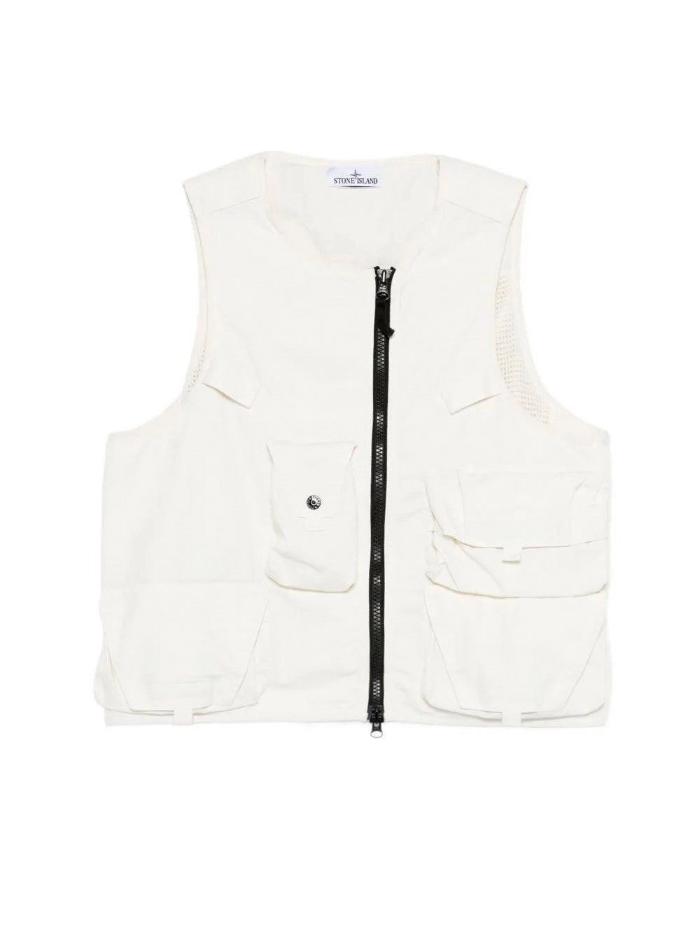 Stone Island Men Cotton Nylon Micro Ripstop Vest STONE ISLAND
