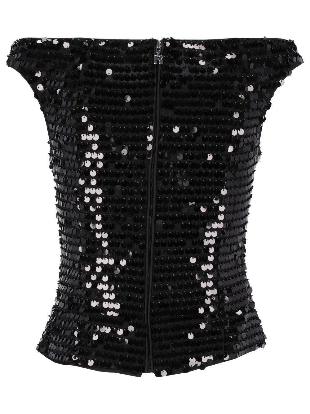 Rotate Women Off-The-Shoulder Sequinned Top ROTATE