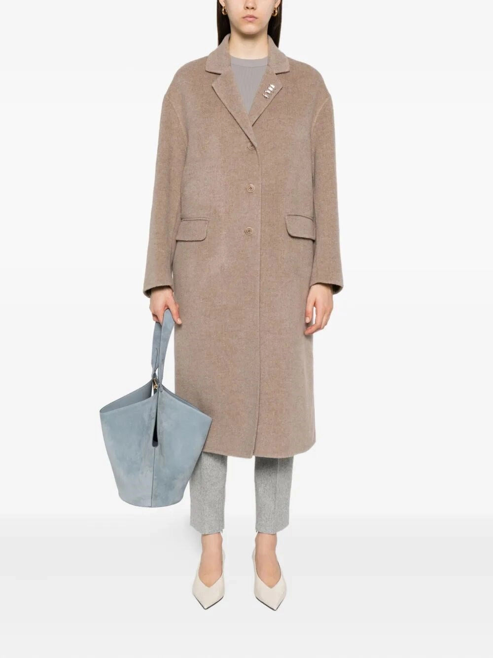 Ermanno Scervino Women Single-Breasted Coat ERMANO SCERVINO