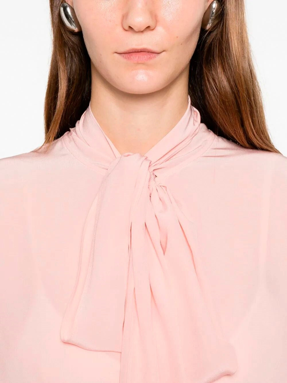 Gucci Women Crepe De Chine Bio Silk Shirt GUCCI