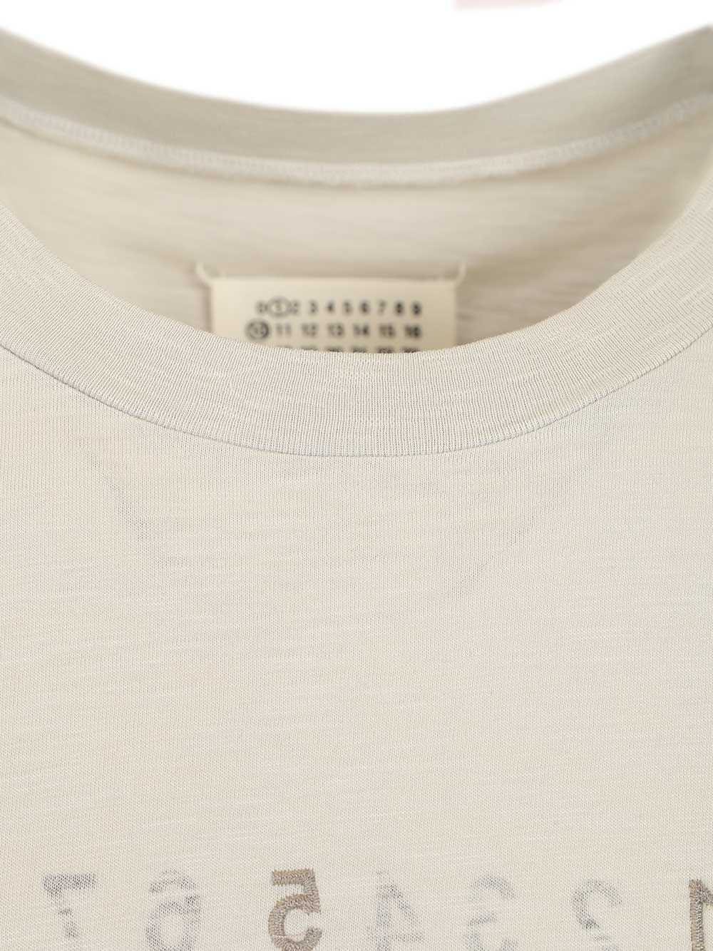Maison Margiela Men Embroidered Cotton T-Shirt MAISON MARGIELA