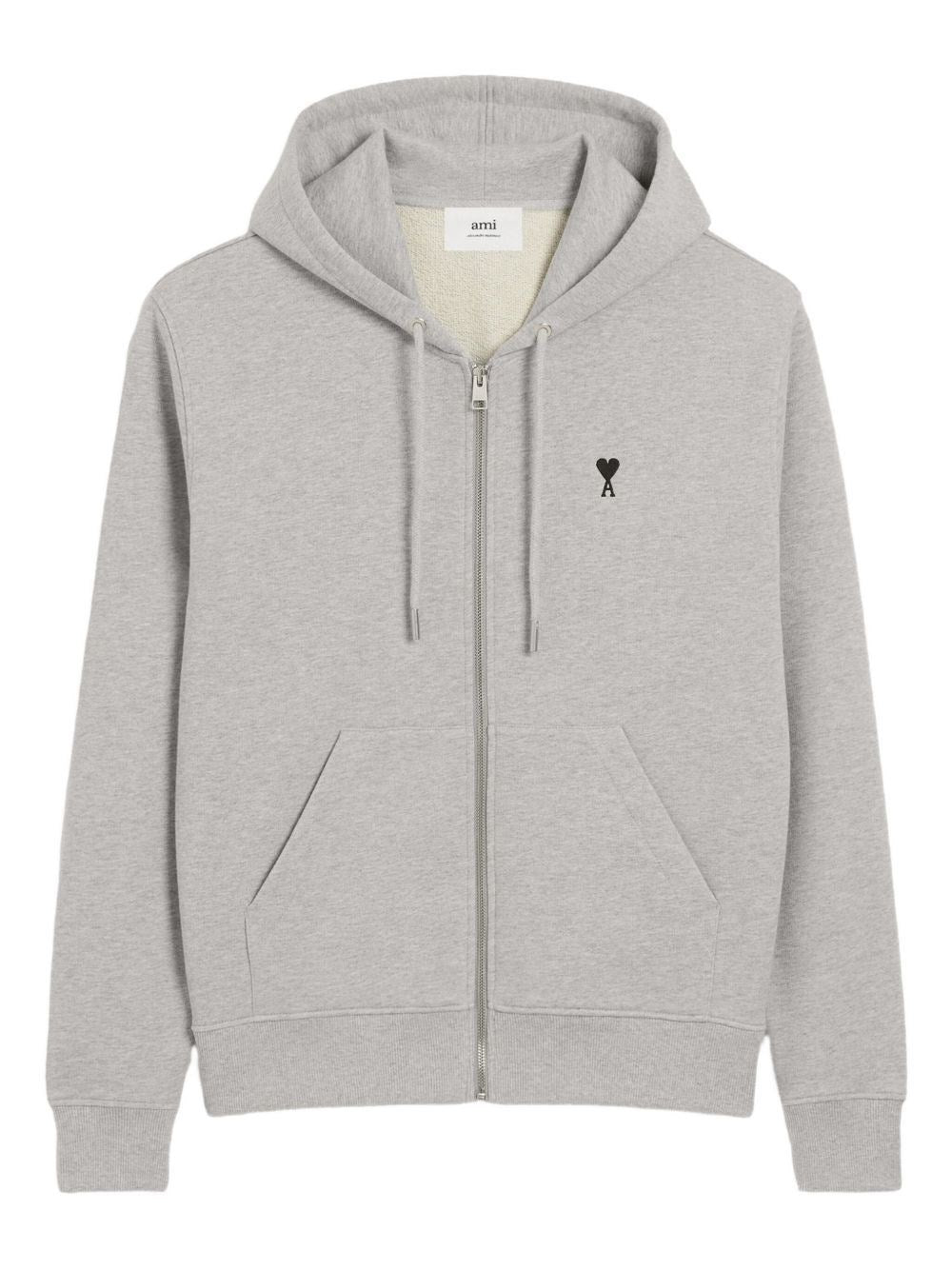 Ami Women Ami De Coeur Zip-Up Hoodie AMI PARIS