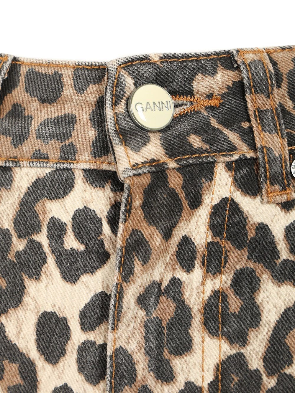Ganni Women Jeans Cropped GANNI