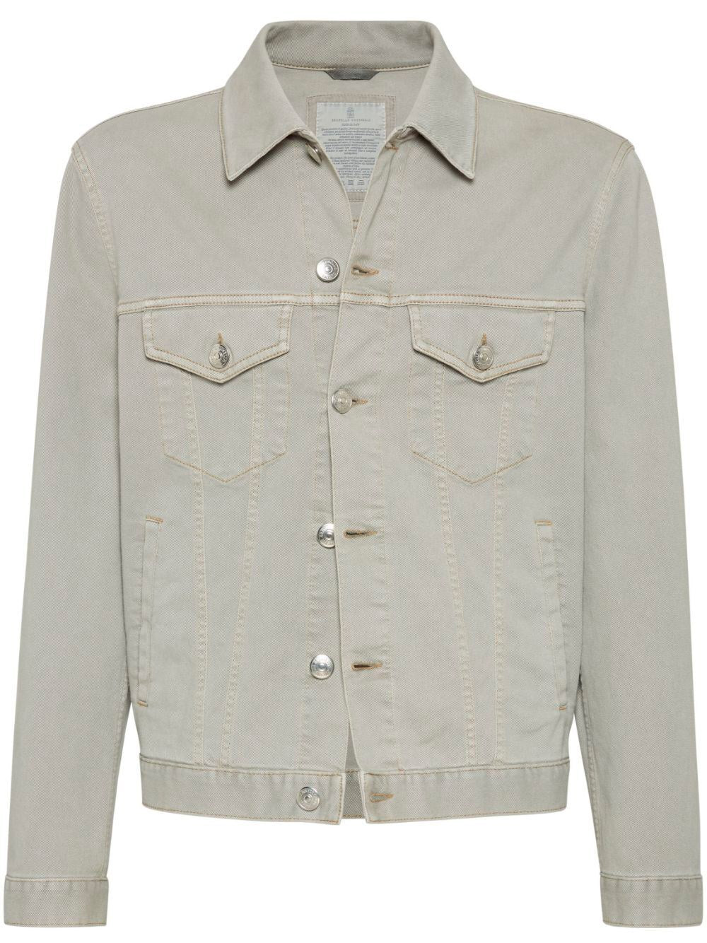 Brunello Cucinelli Men Denim Jacket BRUNELLO CUCINELLI