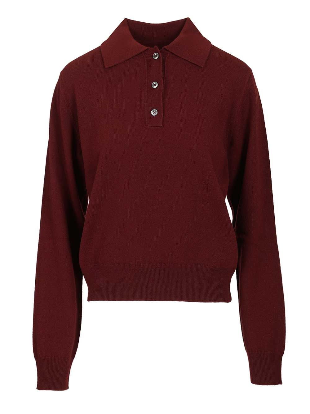Maison Margiela Women Wool Polo Shirt MAISON MARGIELA