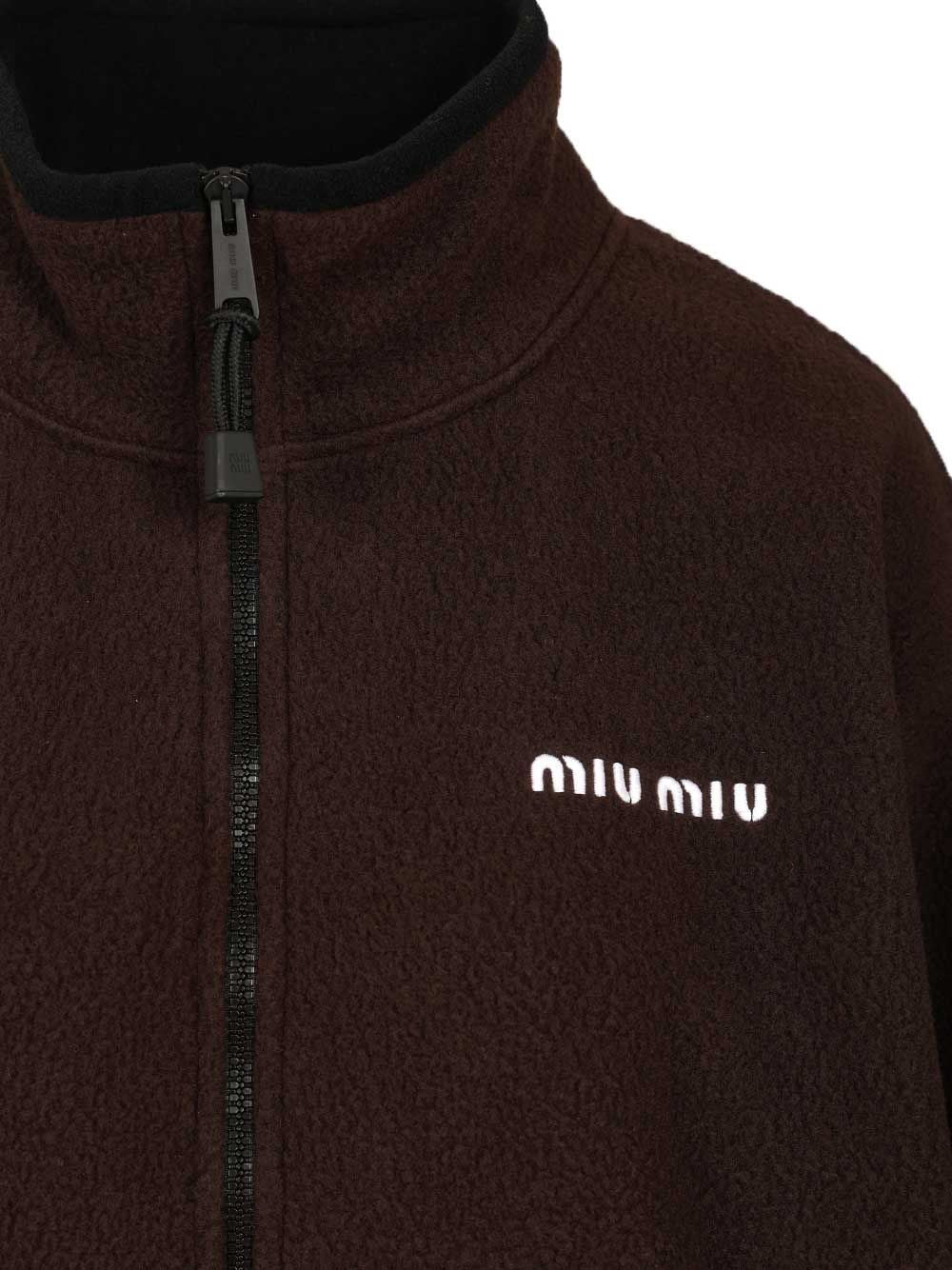 Miu Miu Women Zip Up Pile