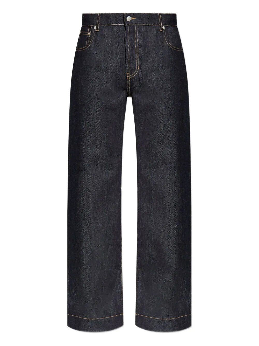 Mcqueen Men Wide Leg Jeans ALEXANDER MCQUEEN