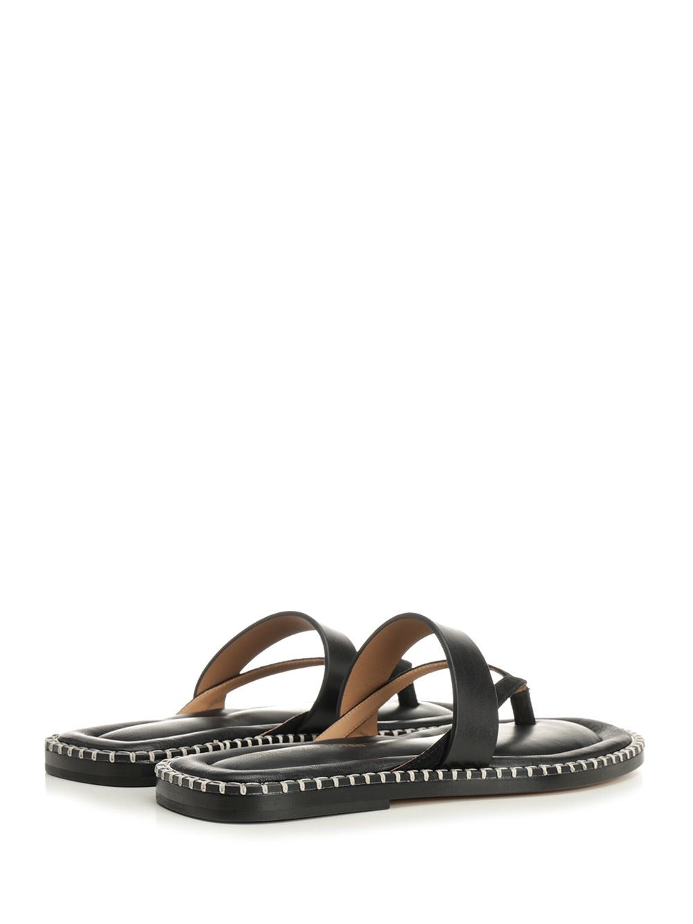 Dries Van Noten Men Leather Flip-Flops DRIES VAN NOTEN