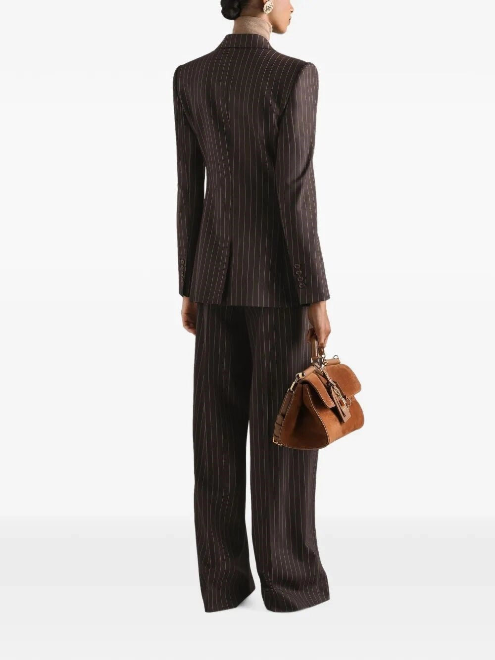 Dolce & Gabbana Women Double-Breasted Pinstripe Turlingon Blazer DOLCE & GABBANA