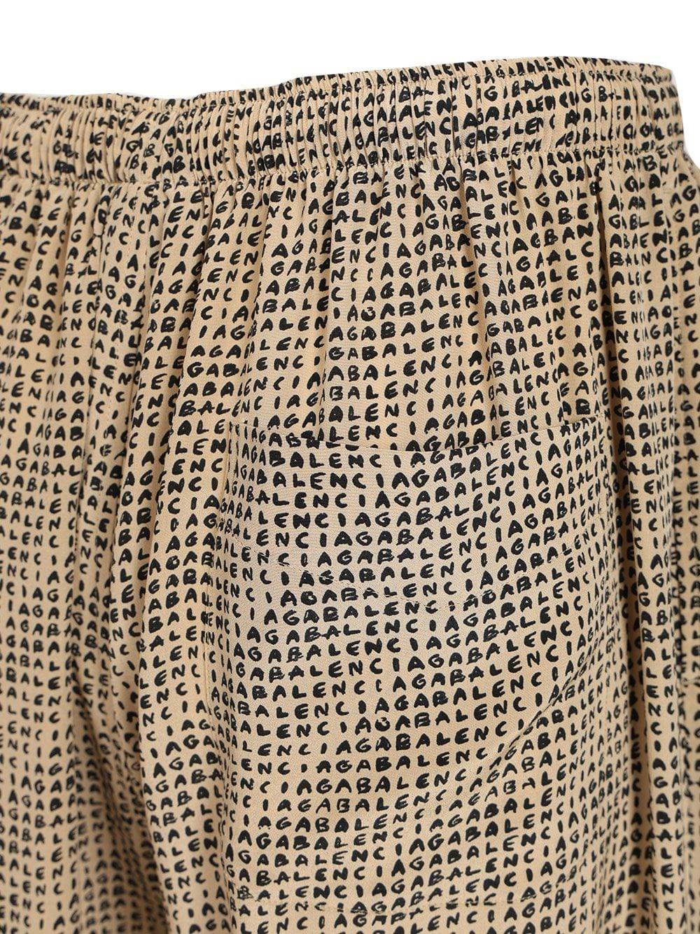 Balenciaga Women "Monogram" Pajama Pants BALENCIAGA
