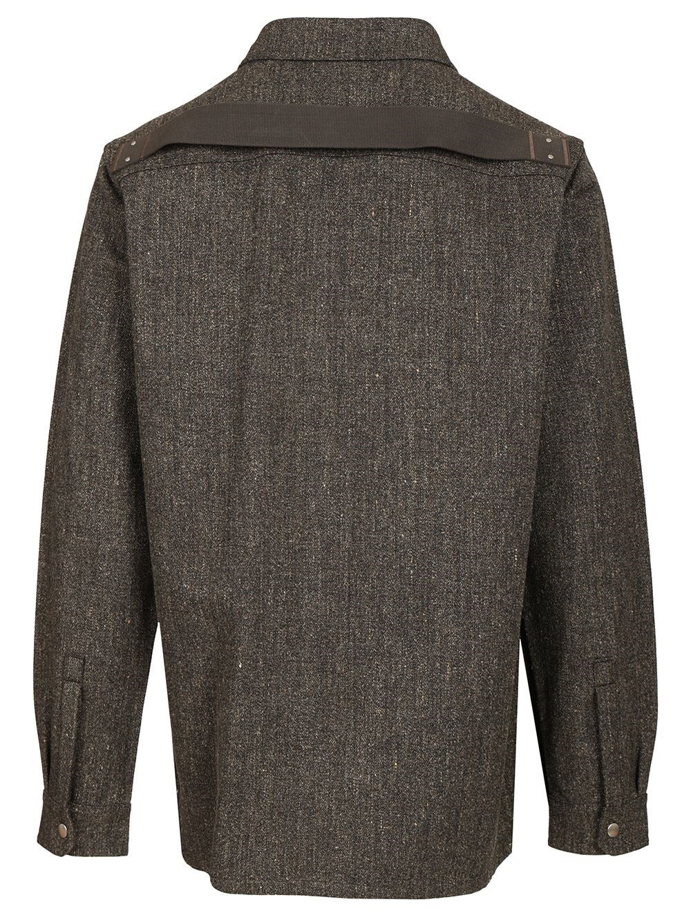 Rick Owens Men Carbone Outershirt RICK OWENS
