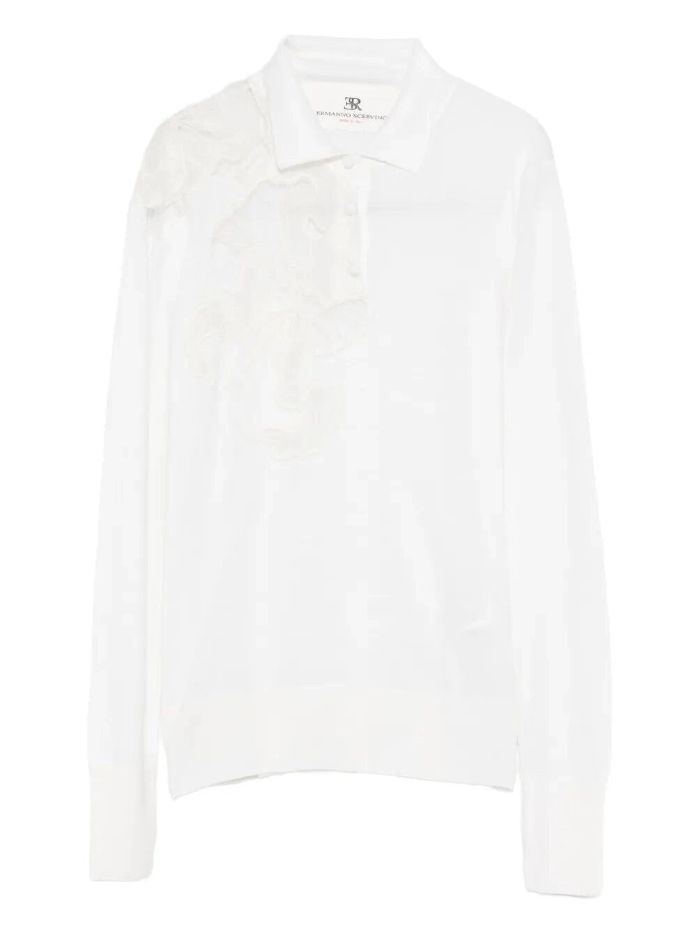 Ermanno Scervino Women Long Sleeve Polo-Neck Sweater ERMANO SCERVINO