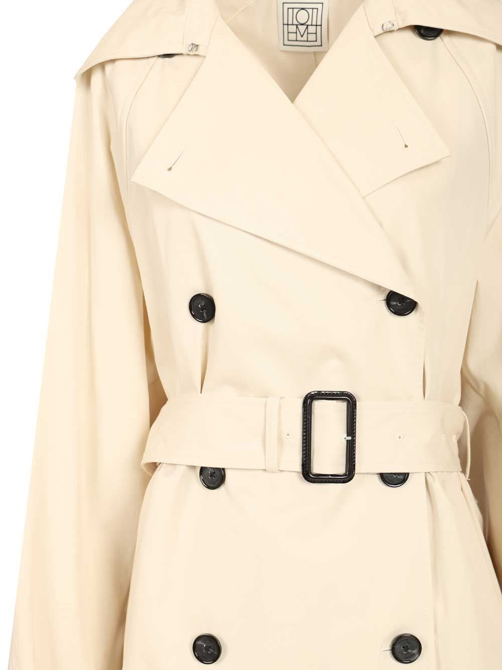Toteme Women Washed Cotton Trench TOTEME