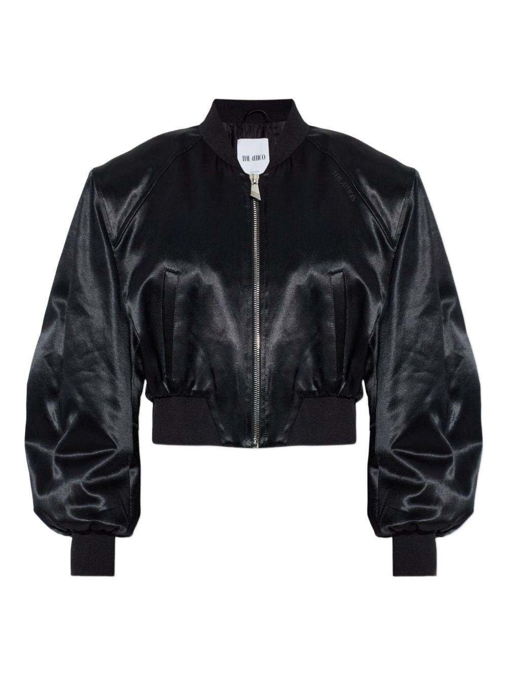 The Attico Women Satin Bomber Jacket THE ATTICO