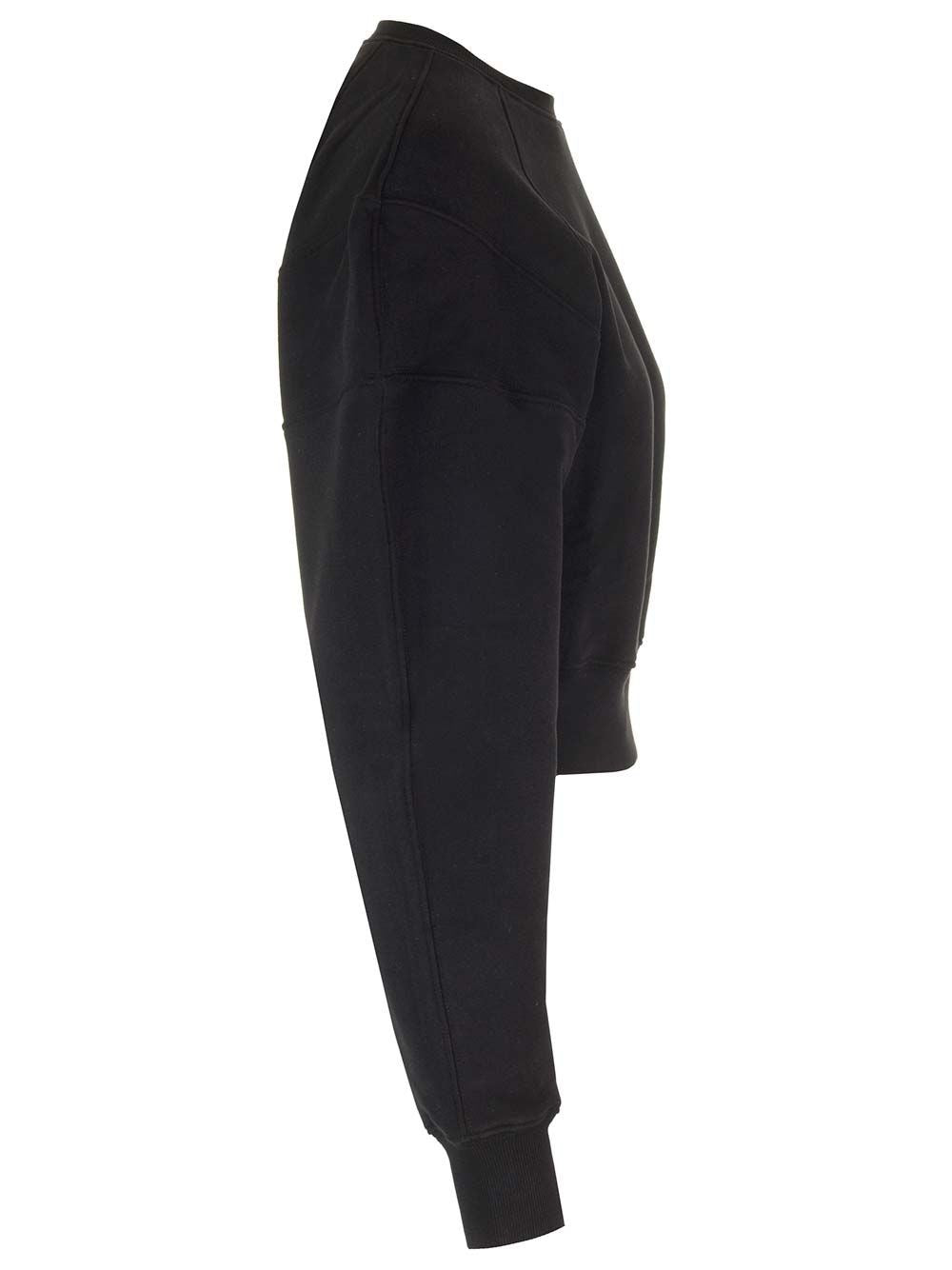 Saint Laurent Women Cropped Sweatshirt SAINT LAURENT