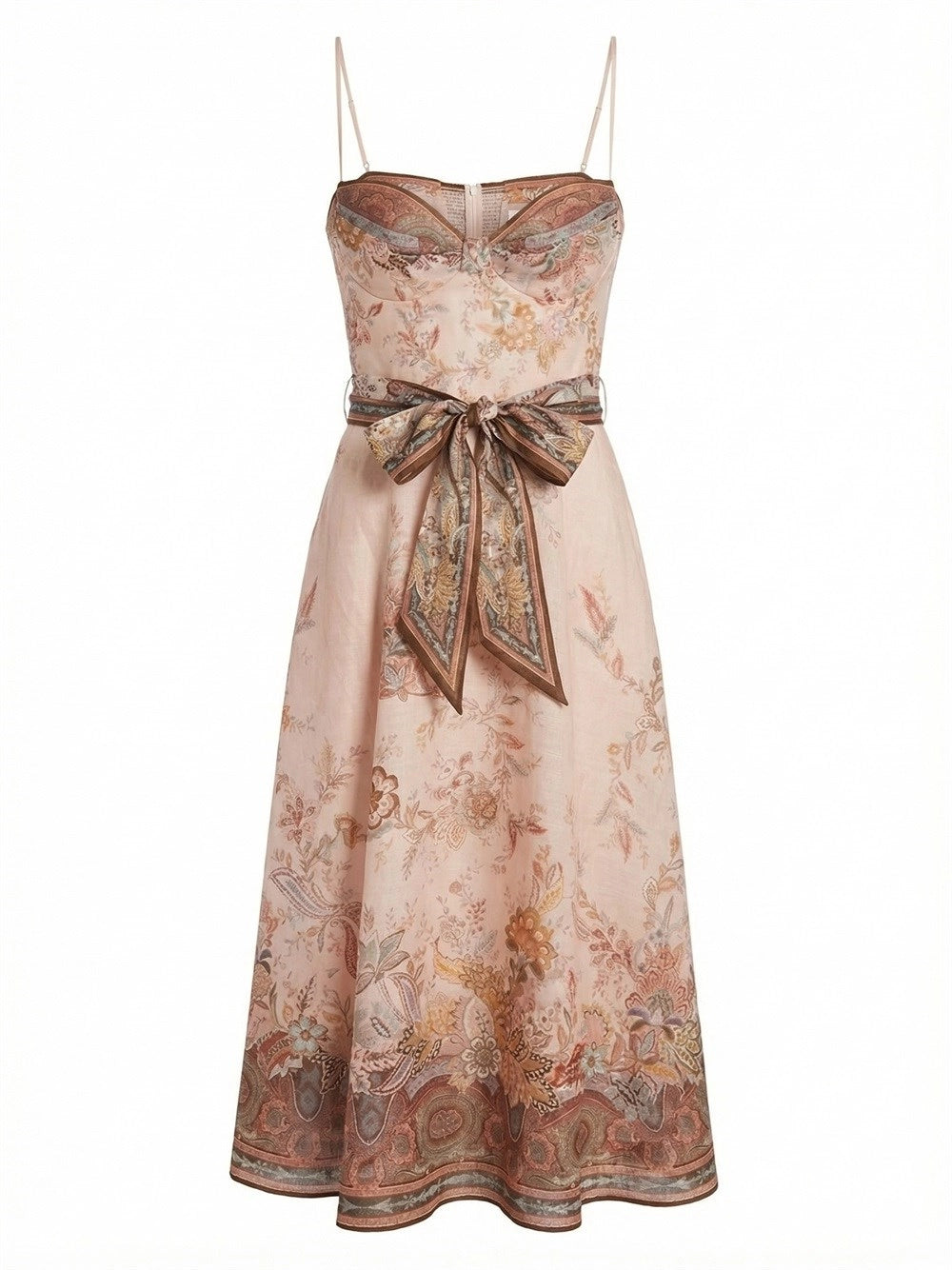 Zimmermann Women `Alchemy` Structured Midi Dress ZIMMERMANN