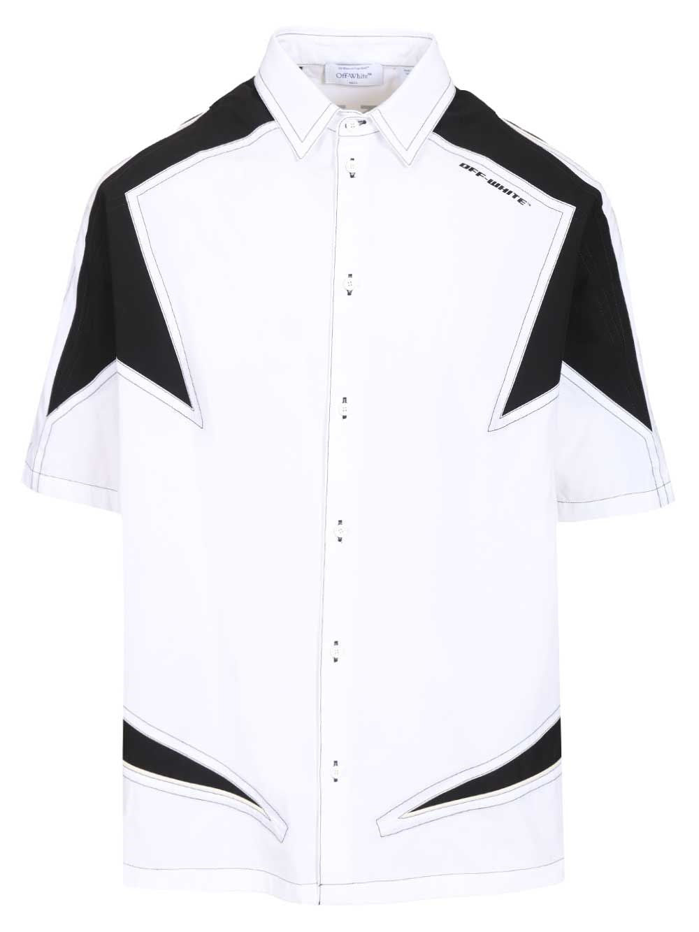 Off-White Men Race Logo Shirt OFF-WHITE