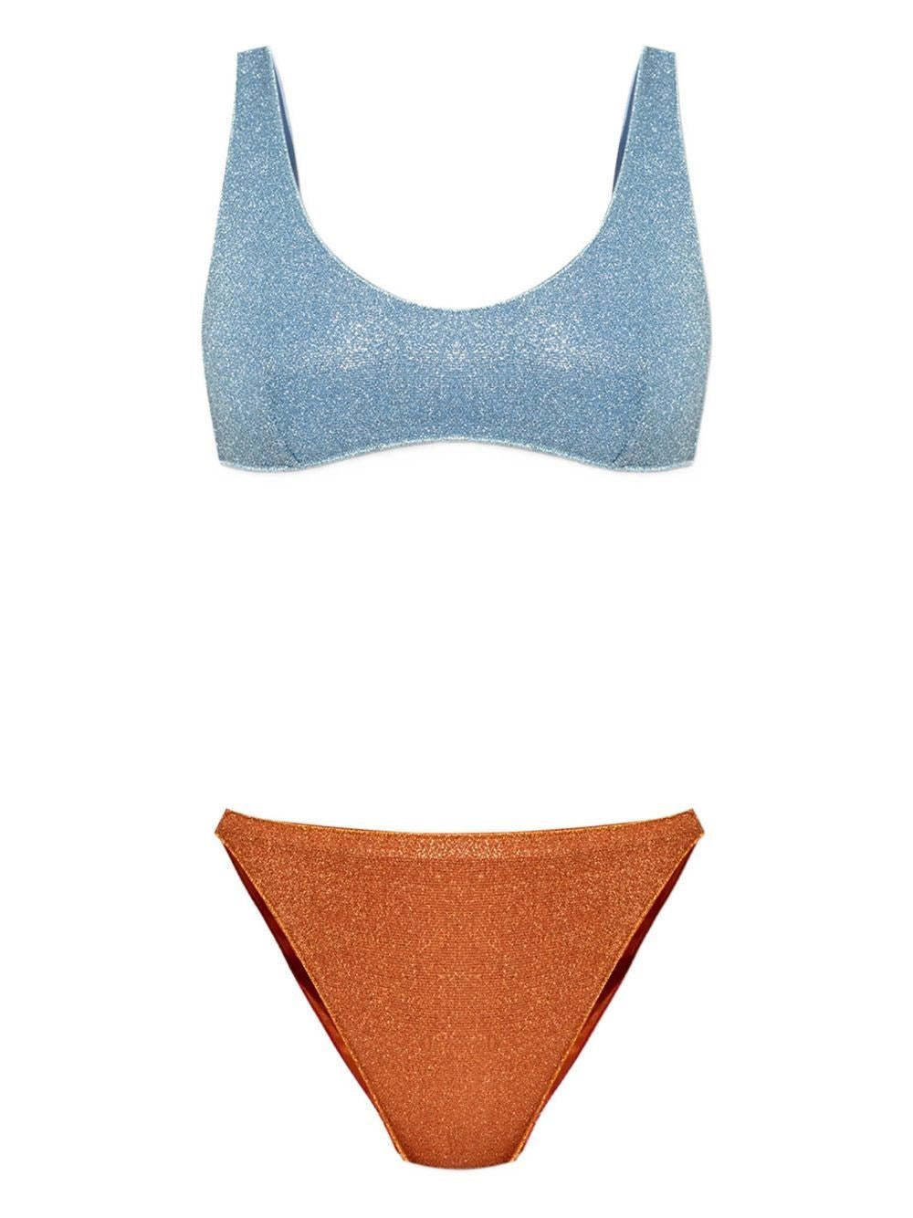 Oseree Women Two-Tone Bikini OSEREE