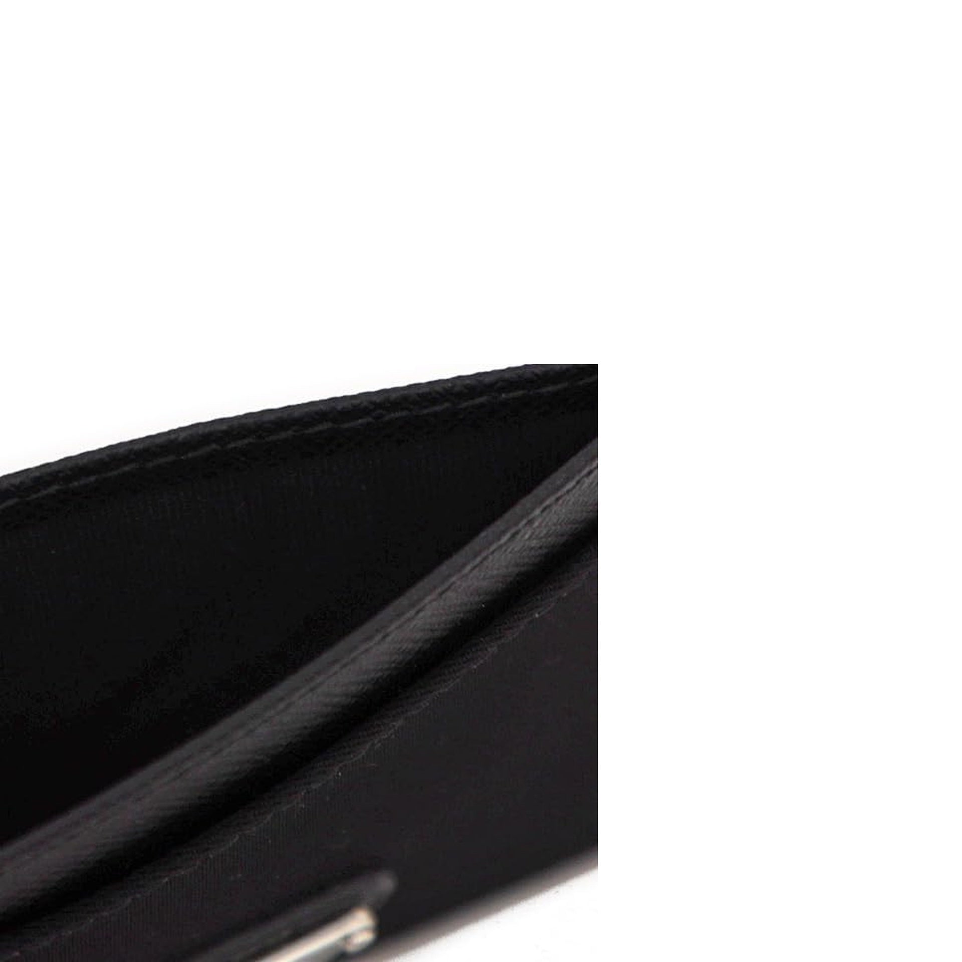 Prada Nylon And Leather Card Holder Women PRADA