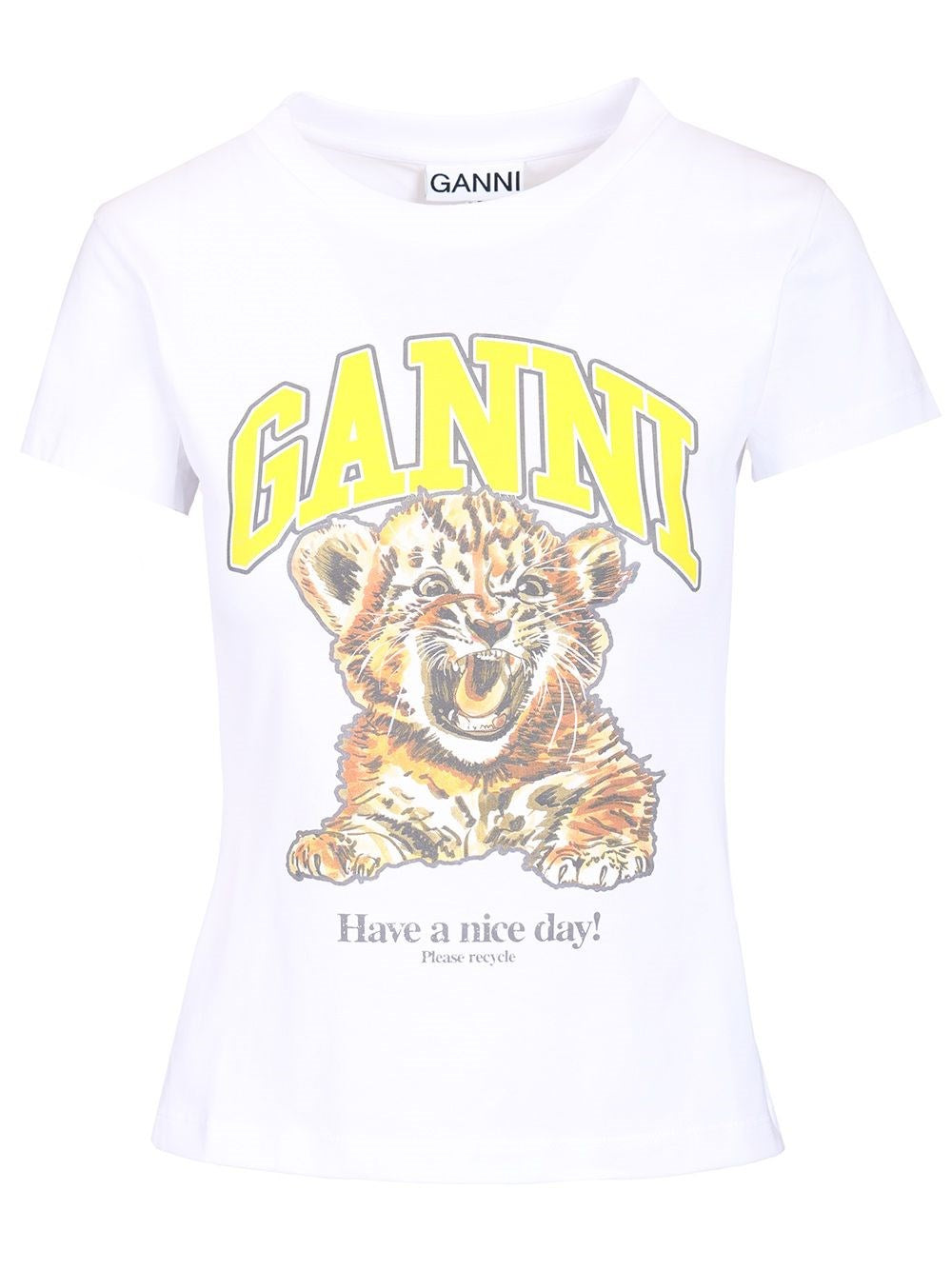 Ganni Women Printed T-Shirt GANNI