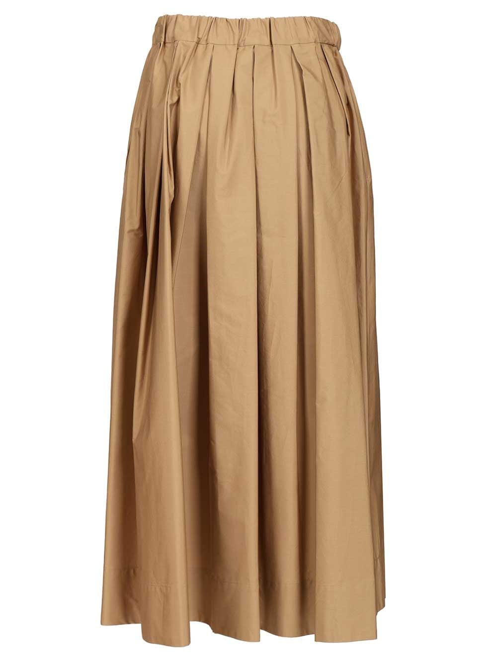 'S Max Mara Women Cotton Poplin Skirt S MAX MARA