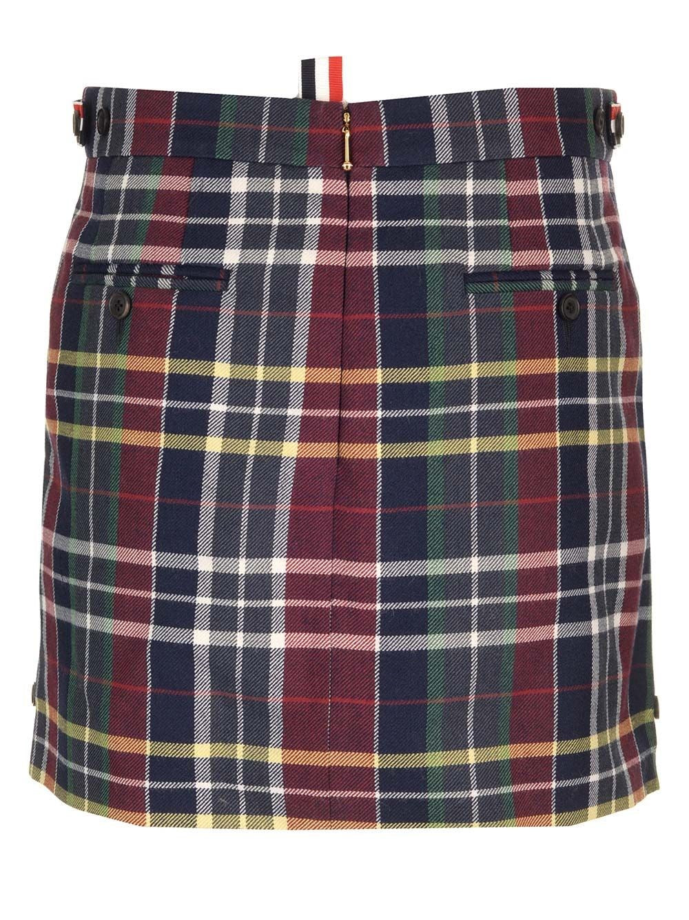 Thom Browne Women Tartan Mini Skirt THOM BROWNE