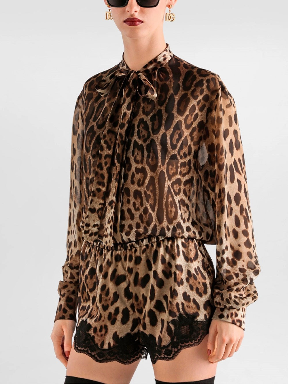 Dolce & Gabbana Women Leopard-Print Shirt DOLCE & GABBANA