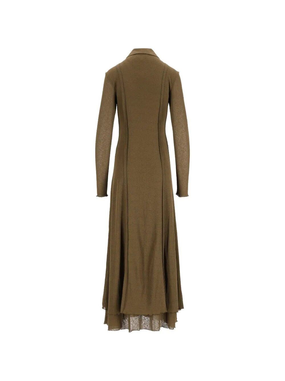 Ganni Women Long Gauze Dress GANNI